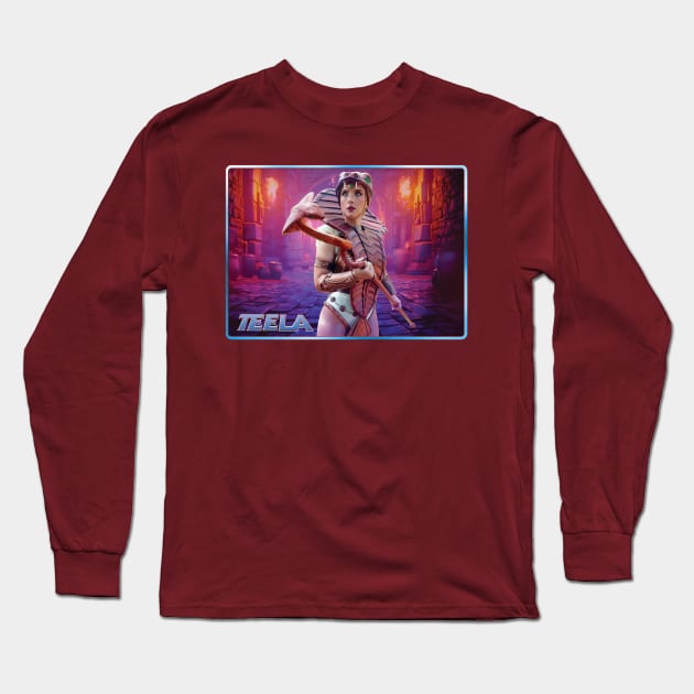 Teela Masters of the Universe Long Sleeve T-Shirt by Synth-Crush